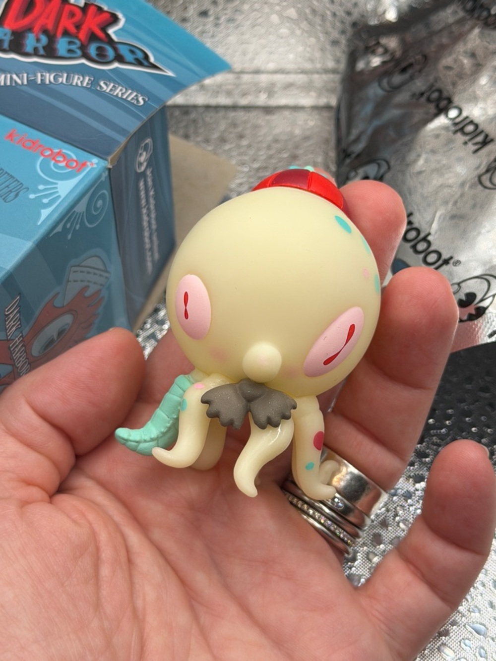 Kidrobot Dark Harbor 'Automatopus' Octopus Mustache Mini Figure